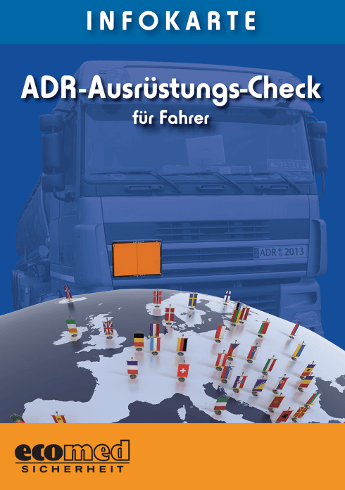 Info card ADR equipment check for drivers Info card ADR equipment check for drivers