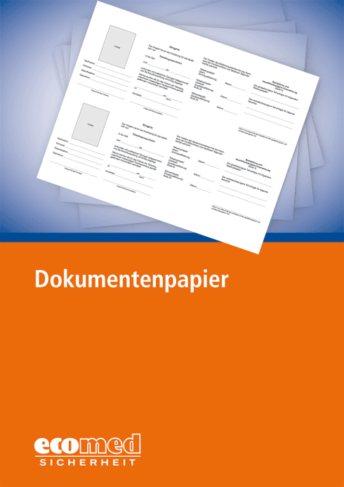 Document paper for ID card creation Document paper for ID card creation